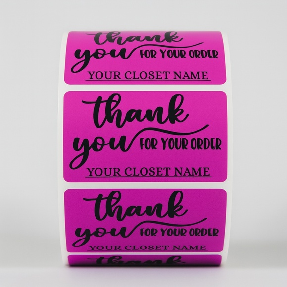 100 Stickers with Name Personalization 2in NWT | packaging supplies - Picture 2 of 6